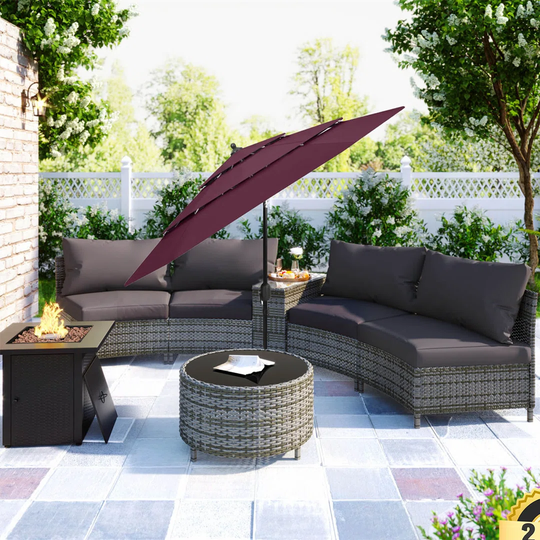 Parasol with aluminum pole 2.5m