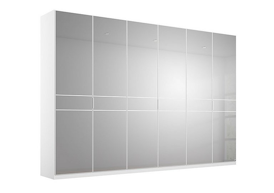 Rauch - Lando Hinged Mirror Wardrobe - 300-cm - White