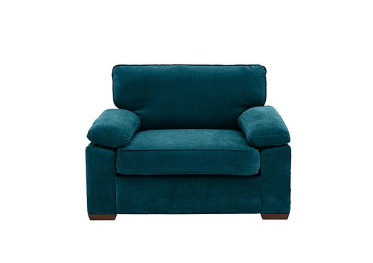 Home Fabric Snuggler Sofa Bed - Teal