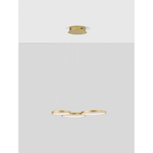 Abrionna 3 - Light Statement Drum LED Pendant
