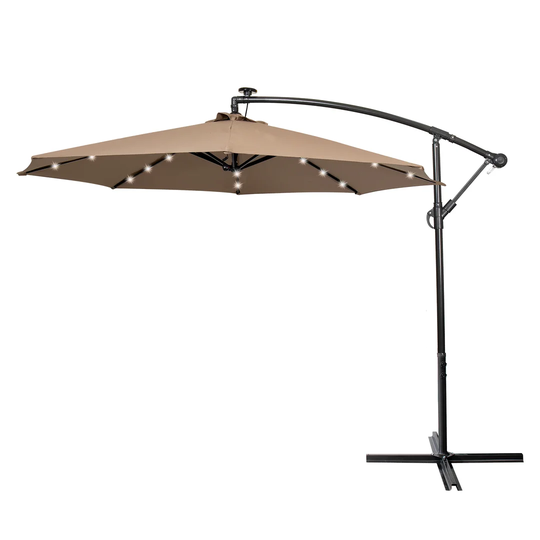 Romney 3m Cantilever Parasol with Lights