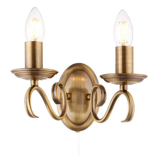 Barnard 2 - Light Dimmable Candle Wall Light