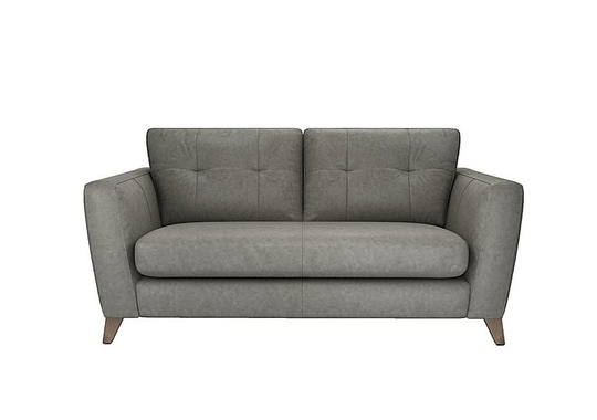 The Lounge Co. - Hermione 2.5 Seater Leather Sofa - Grey
