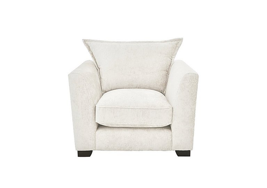 Boutique Lavish Fabric Armchair - Cream
