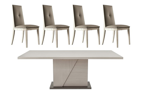 ALF - Alpine Extending Table & 4 Montechiaro Chairs