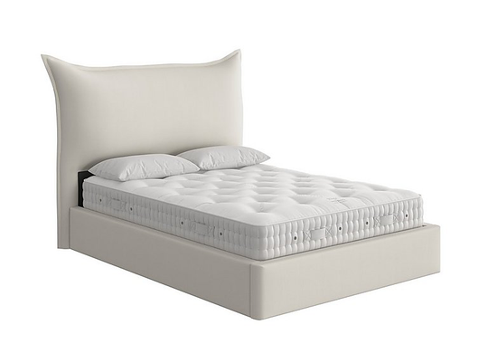 Lunar Manual Lift Ottoman Bed Frame - Super King - White