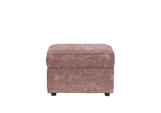 Legend Fabric Storage Footstool - Pink