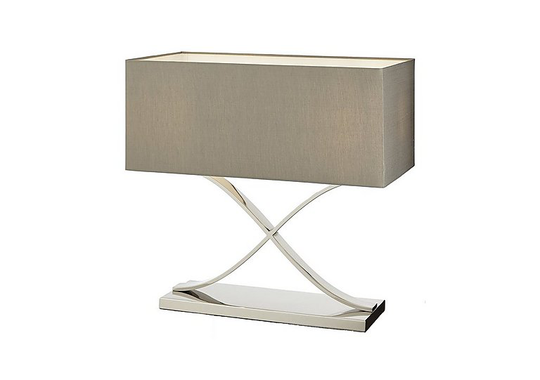 Brooks Stainless Steel Table Lamp - Silver