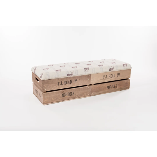 Blanche Wood Storage Bench