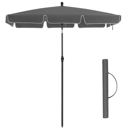 Rollo 1.8m x 1.2m Rectangular Beach Parasol
