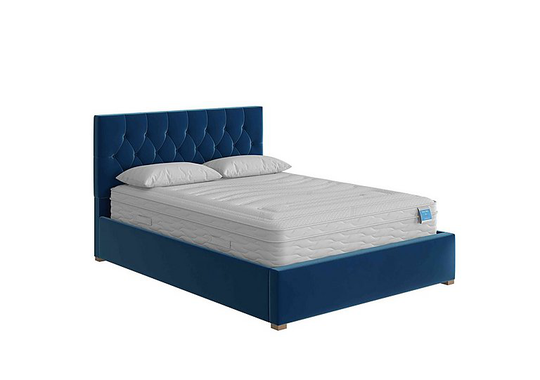 Henry Ottoman Bed Frame - Double - Blue