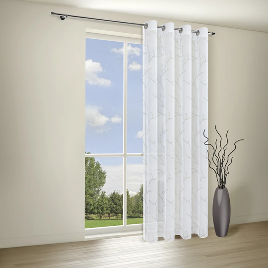 Emma Eyelet Room Darkening Single Curtain