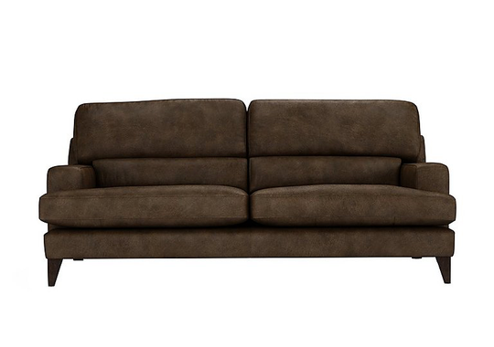 The Lounge Co. - Romilly 4 Seater Leather Sofa - Brown