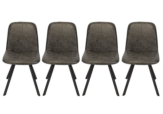 Diego Set of 4 Dining Chairs - Grey