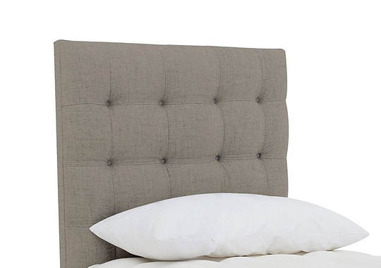 Millbrook - Stroud Floor Standing Headboard - Single - Mink