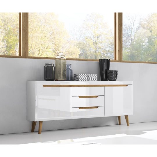 Cranbrook 160Cm Wide 3 Drawer Sideboard