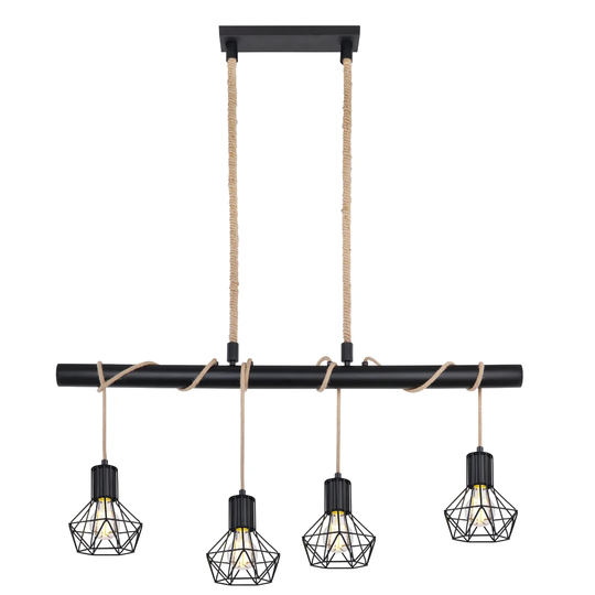 Cuthbertson 4 - Light Kitchen Island Geometric Pendant