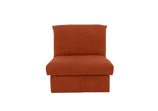 Versatile Fabric Chair Bed - Orange