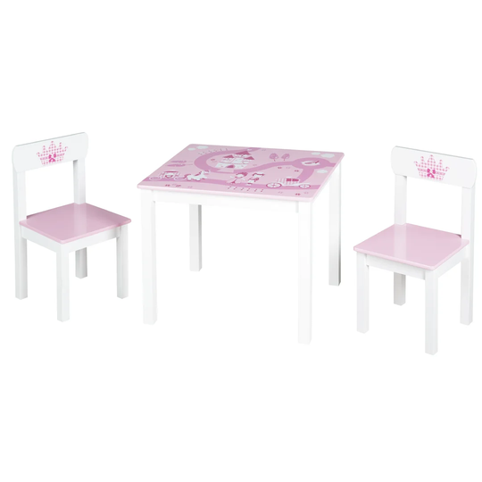 Crown Children's 3 Piece Table and Chair Set