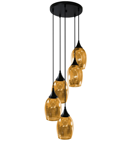 Marina 5-Light Cluster Cylinder Pendant