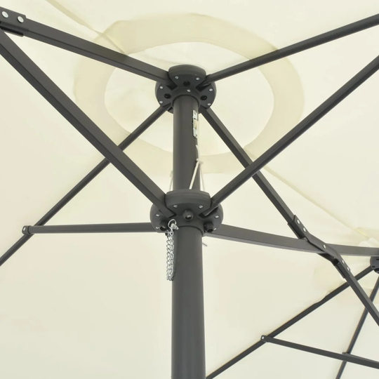 2.7m x 4.6m Rectangular Cantilever Parasol