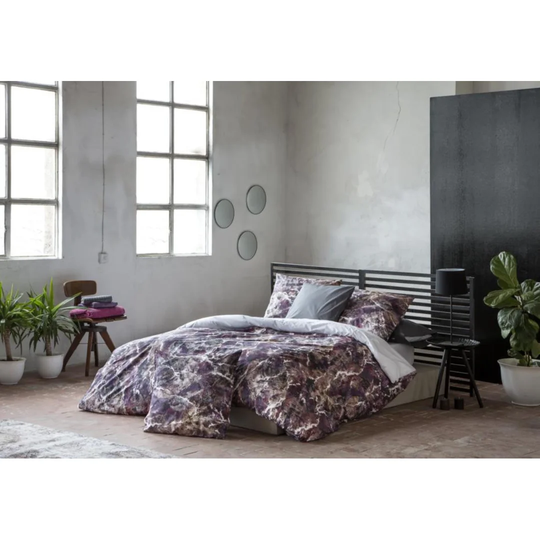 Purple/Beige 200 TC Duvet Cover