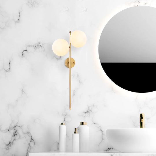 Dahab 1 - Light Dimmable Shiny Gold Wallchiere
