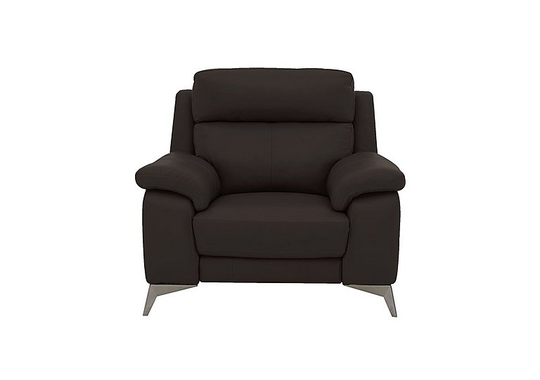 Missouri Leather Power Recliner Armchair - Brown- World of Leather