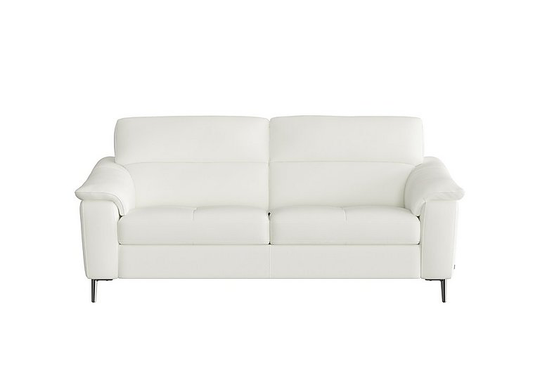 Nicoletti - Maldini 3 Seater Leather Sofa - White
