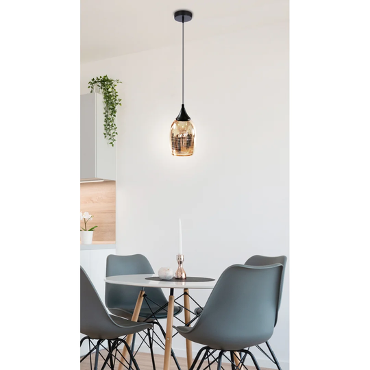 Marina 1 - Light Teardrop Cylinder Pendant