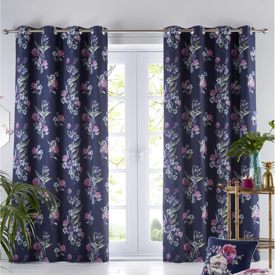 Luna Eyelet Room Darkening Curtains