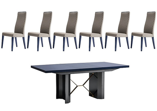 ALF - Oceanum Extending Dining Table and 6 Chairs - 210-cm