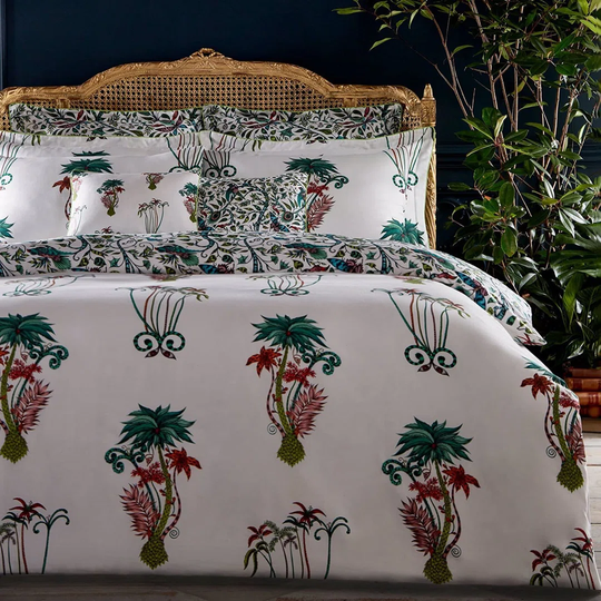 Green/Brown 100% Cotton 200 TC Reversible Duvet Cover