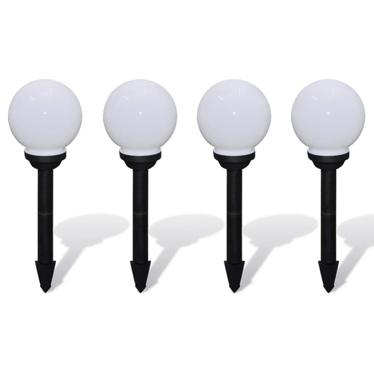 High-Gloss Low Voltage Solar Powered Integrated LED Pathway Light Pack