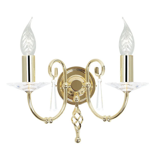 Thebes 2-Light Candle Wall Light