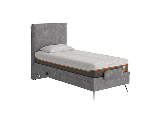 Surface Adjustable Bed - Single - Silver