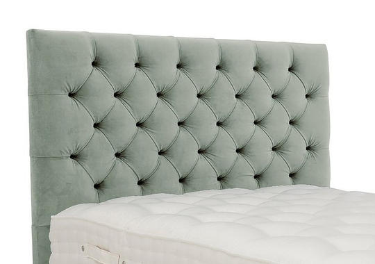 Millbrook - Minley Floor Standing Headboard - Double - Green