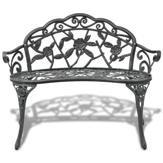 Aluminium and Iron Garden Bench