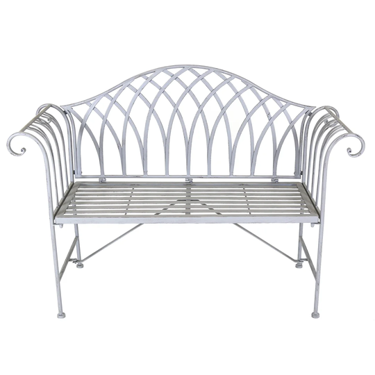 Alvaro Wrought Iron Bench