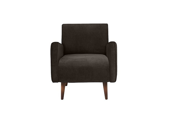 Alexander and James - Sumptuous Fabric Accent Chair - Brown