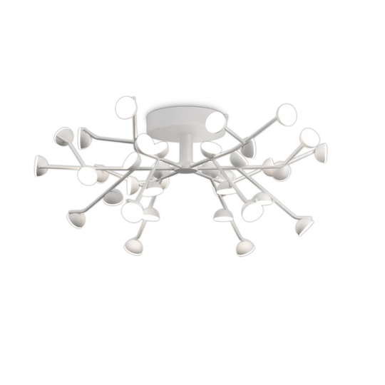 Winlock 36 Light Ceiling, Round 74Cm, 100W LED, 3000K, 5500Lm, White, 3Yrs Warranty