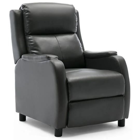 Aaronae 67Cm Wide Faux Leather Manual Wingback Chair Recliner