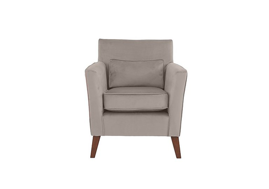 Felix Fabric Accent Chair - Silver