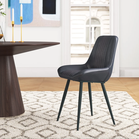 Mariners Genuine Leather Upholstered Dining Chair