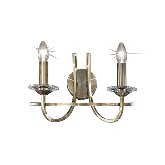 Titus 2-Light Candle Wall Light