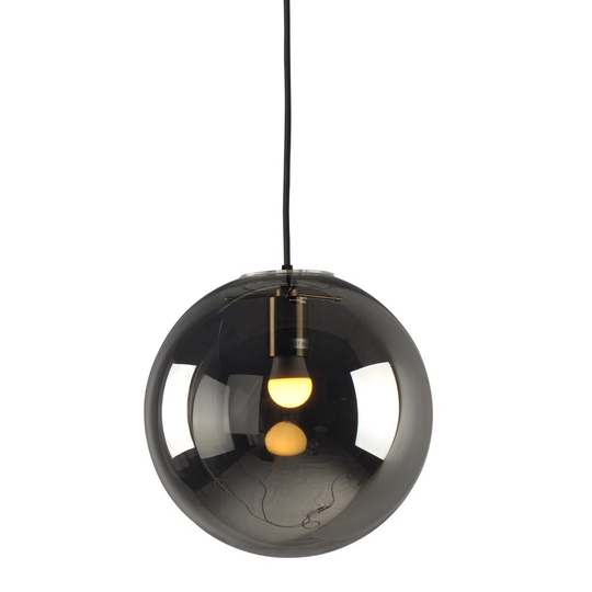 Orb glass sphere gallery light 5m suspension