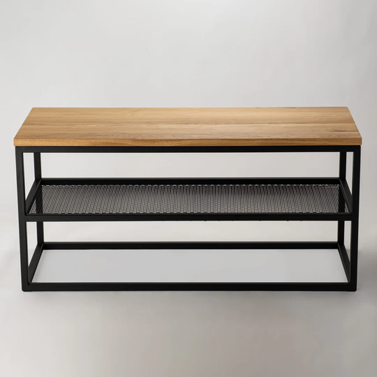 Gerika Wood Storage Bench