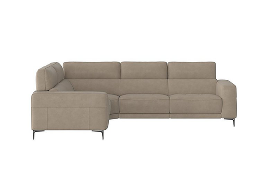 Adama Fabric Corner Sofa - Beige