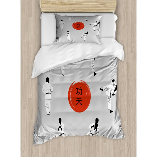 Segura Grey 100% Brushed Microfibre Duvet Cover Set