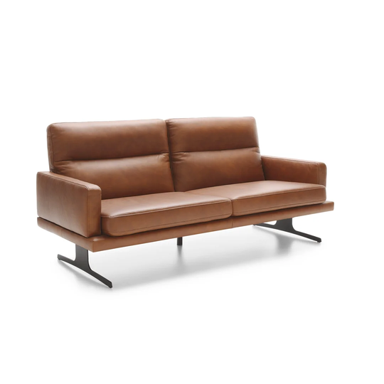 Lamontagne Genuine Leather 2 Seater Reclining Sofa